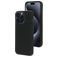 Mobiparts iPhone 15 Pro Max Siliconen Hoesje Backcover - Zwart