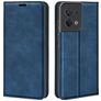 Mobigear Retro Slim OPPO Reno 8 5G Hoesje Bookcase Portemonnee - Donkerblauw