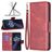Mobigear Excellent Realme 9 Pro Plus Hoesje Bookcase Portemonnee - Rood