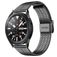 Mobigear Seven Bead Stalen Smartwatch Bandje Klemsluiting - 20 mm - Zwart