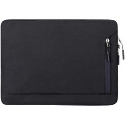 Mobigear Dual Zip Laptop Sleeve 15 - 16 inch Laptop hoes - Zwart