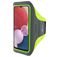 Mobiparts Comfort Fit Telefoonhouder Hardlopen Samsung Galaxy A04s Sport Hoesje Neopreen Sportarmband - Neon Green