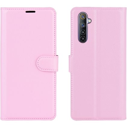 Mobigear Classic Realme 6 Hoesje Bookcase Portemonnee - Roze