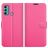 Mobigear Classic Motorola Moto G60 Hoesje Bookcase Portemonnee - Magenta