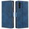 Mobigear Croco Samsung Galaxy A04s Hoesje Bookcase Portemonnee - Blauw