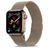 Mobigear Color Loop Milanese Apple Watch Bandje Magneetsluiting - 49/46/45/44 mm - Goud