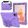 Mobigear Butterfly iPad Air 11 Inch (2026) Hoes EVA Schuim Backcover + Schouderband + Standaard - Paars