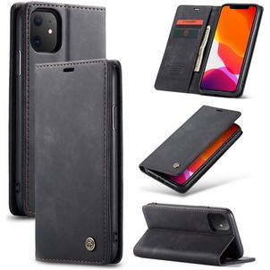 Caseme 013 iPhone 11 Hoesje Bookcase Portemonnee - Zwart