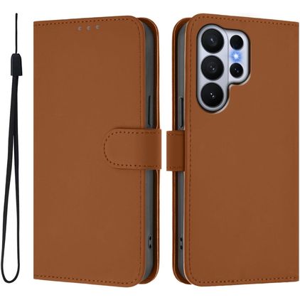 Mobigear Urban Wallet Samsung Galaxy S26 Ultra Hoesje Bookcase Portemonnee - Bruin