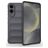 Mobigear Bumpy Samsung Galaxy S25 Edge Hoesje Flexibel TPU Backcover - Grijs