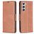 Mobigear Excellent Samsung Galaxy S25 Hoesje Bookcase Portemonnee - Bruin