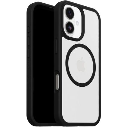 OtterBox React iPhone 17 MagSafe Hoesje Hardcase Backcover Shockproof - Transparant / Zwart