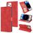 Mobigear Wallet iPhone 14 Pro Max Hoesje Bookcase Portemonnee - Rood
