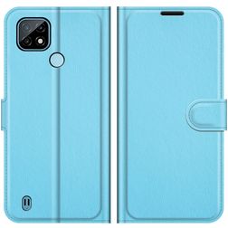 Mobigear Classic Realme C21 Hoesje Bookcase Portemonnee - Blauw