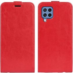 Mobigear Samsung Galaxy M22 Hoesje Flipcase - Rood