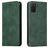 Mobigear Retro Slim Samsung Galaxy S20 Hoesje Bookcase Portemonnee - Groen
