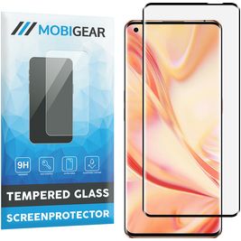 Mobigear Curved OPPO Find X2 Pro Glazen Screenprotector - Case Friendly - Zwart