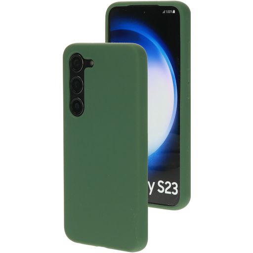 Mobiparts Samsung Galaxy S23 Siliconen Hoesje Backcover - Forest Green