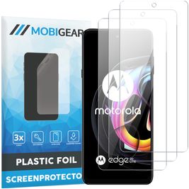 Mobigear Motorola Edge 20 Lite Screenprotector Folie - Case Friendly (3-Pack)
