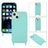 Mobigear Lanyard iPhone 14 Plus Siliconen Hoesje met koord - Turquoise