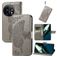 Mobigear Butterfly OnePlus 11 Hoesje Bookcase Portemonnee - Grijs