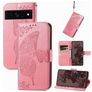 Mobigear Butterfly Google Pixel 7 Pro Hoesje Bookcase Portemonnee - Roze