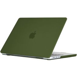 Mobigear Cream Matte MacBook Pro 16 Inch (2021-2024) Hoes Hardshell Laptopcover MacBook Case - Avocado - Model A2485 / A2780 / A2991