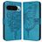 Mobigear Butterfly Google Pixel 9 Pro XL Hoesje Bookcase Portemonnee - Blauw