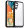 Mobigear Crystal Samsung Galaxy A54 Hoesje Hardcase Backcover - Transparant / Zwart