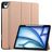 Mobigear Tri-Fold iPad Air 13 Inch (2026) Hoes Bookcase + Stylus Houder - Roségoud