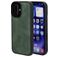 Mobiparts Classic iPhone 16 MagSafe Hoesje TPU,Kunstleer Backcover - Emerald Green