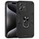 Mobigear Armor Ring Motorola Moto G54 Hoesje Hardcase Backcover Shockproof met Ringhouder - Zwart