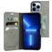 Mobiparts Classic Wallet iPhone 13 Pro Hoesje Bookcase Portemonnee - Granite Grey