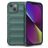 Mobigear Bumpy iPhone 14 Hoesje Flexibel TPU Backcover - Groen