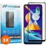 Mobigear Premium Samsung Galaxy M11 Glazen Screenprotector - Case Friendly - Zwart (3-Pack)