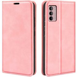 Mobigear Retro Slim Motorola Moto G42 Hoesje Bookcase Portemonnee - Roze