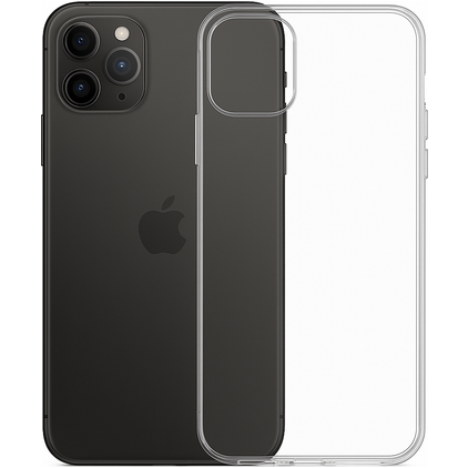 Mobigear Ultra Thin Doorzichtig iPhone 12 Hoesje Flexibel TPU Extra Dun Backcover - Transparant