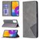 Mobigear Rhombus Slim Samsung Galaxy M52 Hoesje Bookcase - Grijs