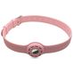 Mobigear Apple AirTag Hoesje Flexibel Siliconen Halsband - 23.5 - 47.5 cm - Roze