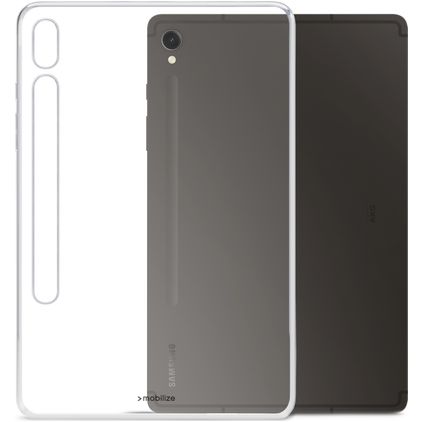 Mobilize Gelly Samsung Galaxy Tab S9 FE Hoes Flexibel TPU Backcover - Transparant