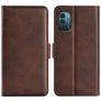 Mobigear Slim Magnet Nokia G21 Hoesje Bookcase Portemonnee - Bruin
