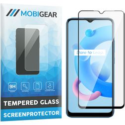 Mobigear Premium Realme C11 (2021) Glazen Screenprotector - Case Friendly - Zwart
