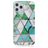 Mobigear Marble iPhone 12 Pro Max Hoesje Flexibel TPU Backcover - Wit / Groen