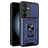 Mobigear Armor Ring Cam Slide Samsung Galaxy S24 FE Hoesje Hardcase Backcover Shockproof met Ringhouder en Camera Slider - Blauw
