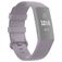 Mobigear Cross Siliconen Fitbit Charge 4 Bandje Gespsluiting - Paars