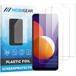 Mobigear Samsung Galaxy M12 Screenprotector Folie - Case Friendly (3-Pack)