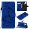 Mobigear Butterfly Samsung Galaxy A21s Hoesje Bookcase Portemonnee - Blauw