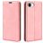 Mobigear Retro Slim iPhone 16e Hoesje Bookcase Portemonnee - Roze