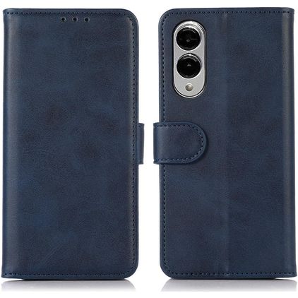 Mobigear Wallet Samsung Galaxy S25 Edge Hoesje Bookcase Portemonnee - Blauw