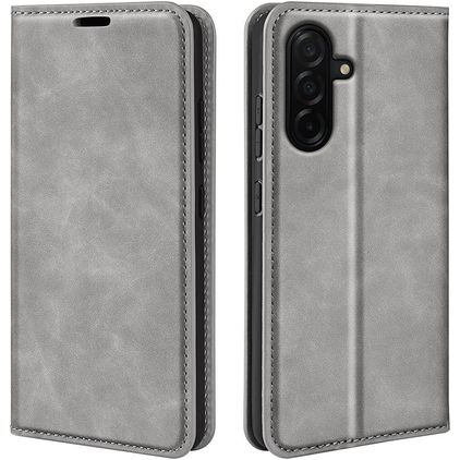 Mobigear Retro Slim Samsung Galaxy A27 Hoesje Bookcase Portemonnee - Grijs